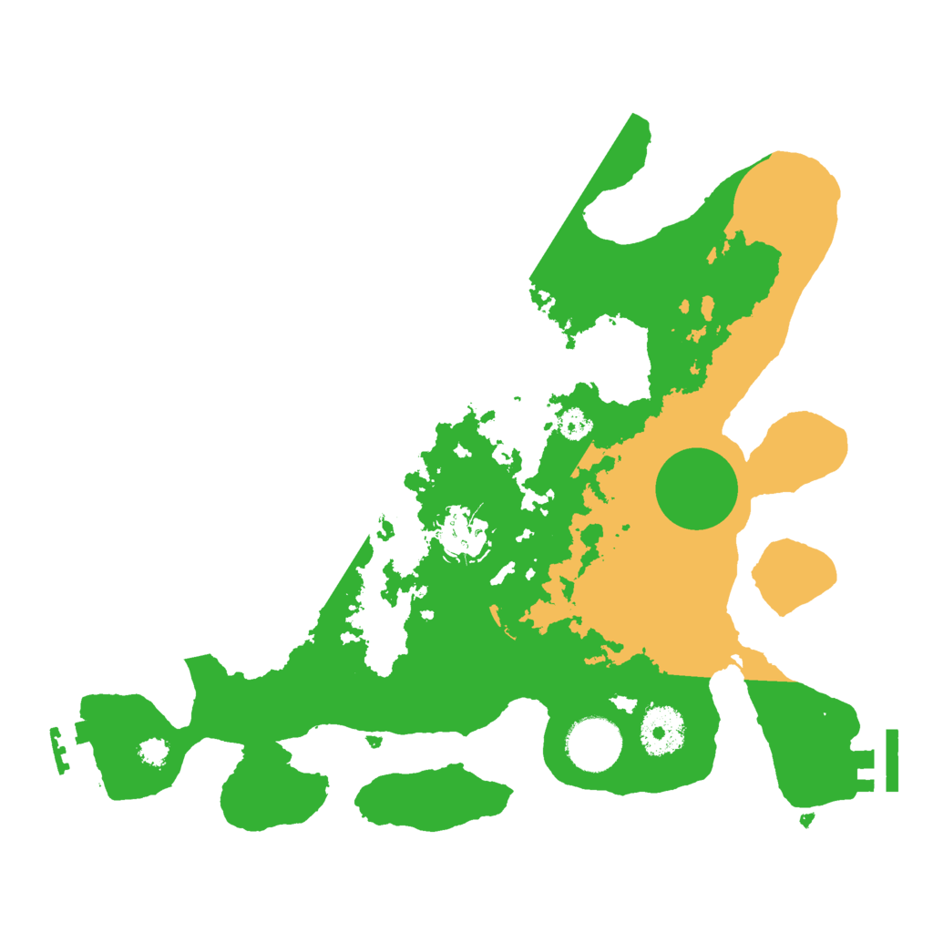 Biome Rust Map: Procedural Map, Size: 3000, Seed: 28919355