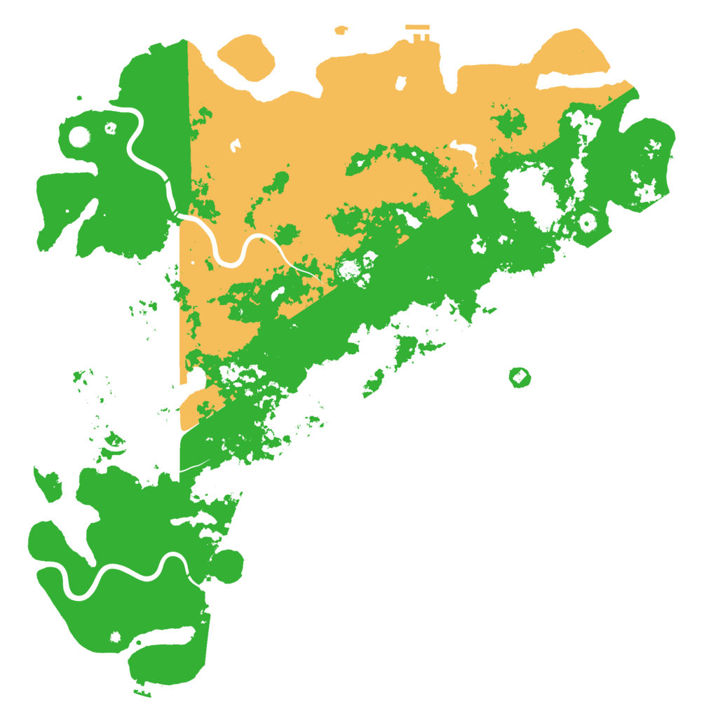 Biome Rust Map: Procedural Map, Size: 6000, Seed: 2302