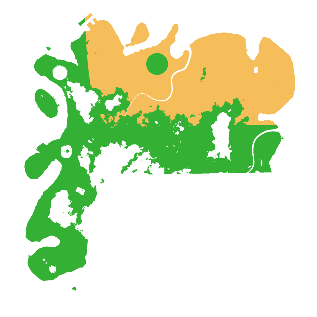 Biome Rust Map: Procedural Map, Size: 3850, Seed: 1289369