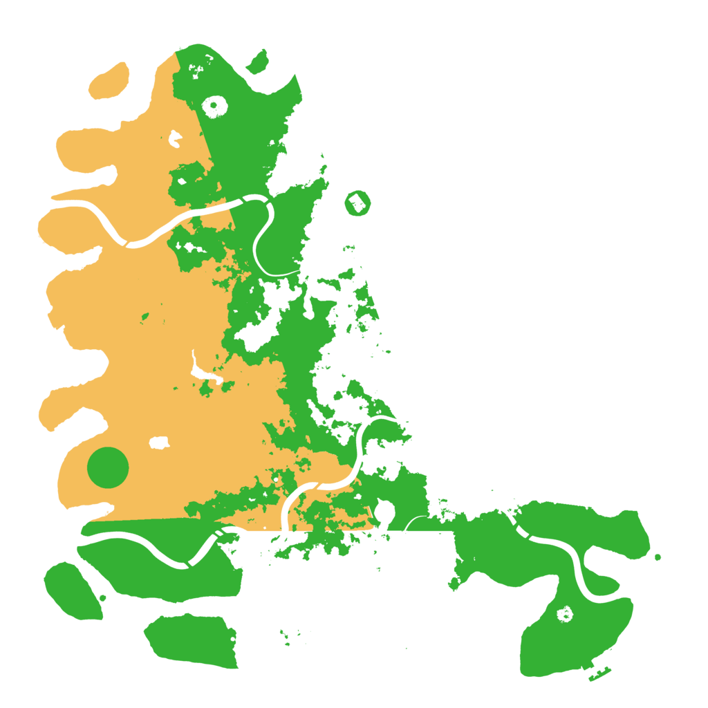 Biome Rust Map: Procedural Map, Size: 4500, Seed: 1294030528
