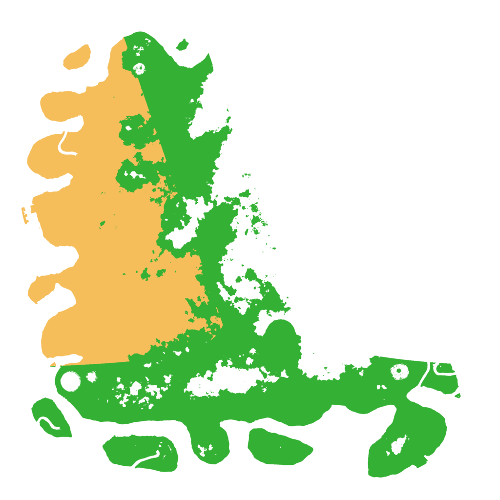 Biome Rust Map: Procedural Map, Size: 4500, Seed: 1294030528