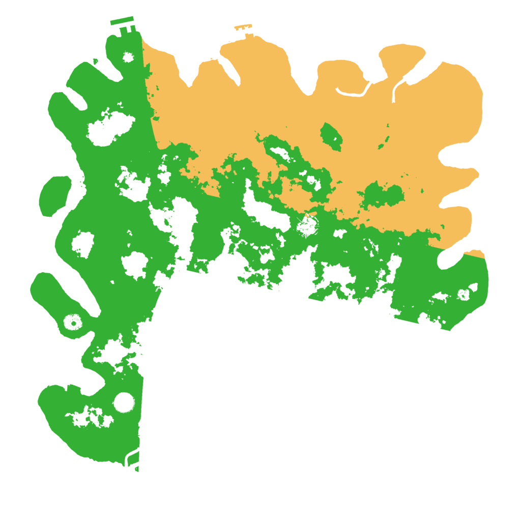 Biome Rust Map: Procedural Map, Size: 4500, Seed: 1403993696