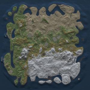 Thumbnail Rust Map: Procedural Map, Size: 5000, Seed: 426974847, 19 Monuments