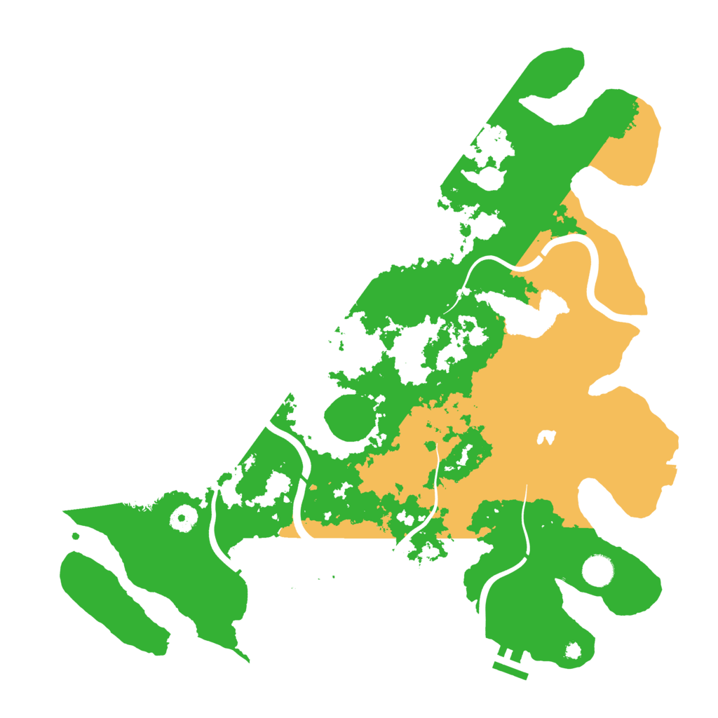 Biome Rust Map: Procedural Map, Size: 4000, Seed: 510152499
