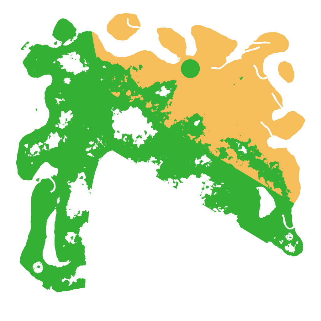 Biome Rust Map: Procedural Map, Size: 4500, Seed: 70424