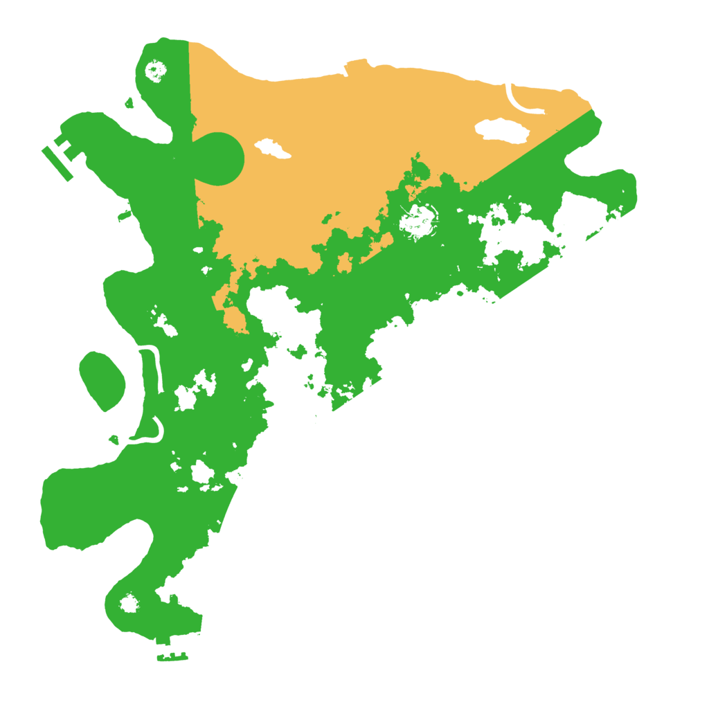 Biome Rust Map: Procedural Map, Size: 3500, Seed: 124904600