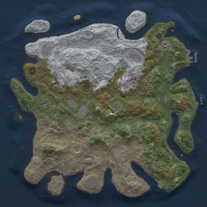 Thumbnail Rust Map: Procedural Map, Size: 4250, Seed: 137695301, 19 Monuments