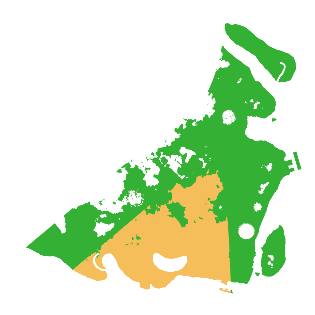 Biome Rust Map: Procedural Map, Size: 3500, Seed: 1374397075