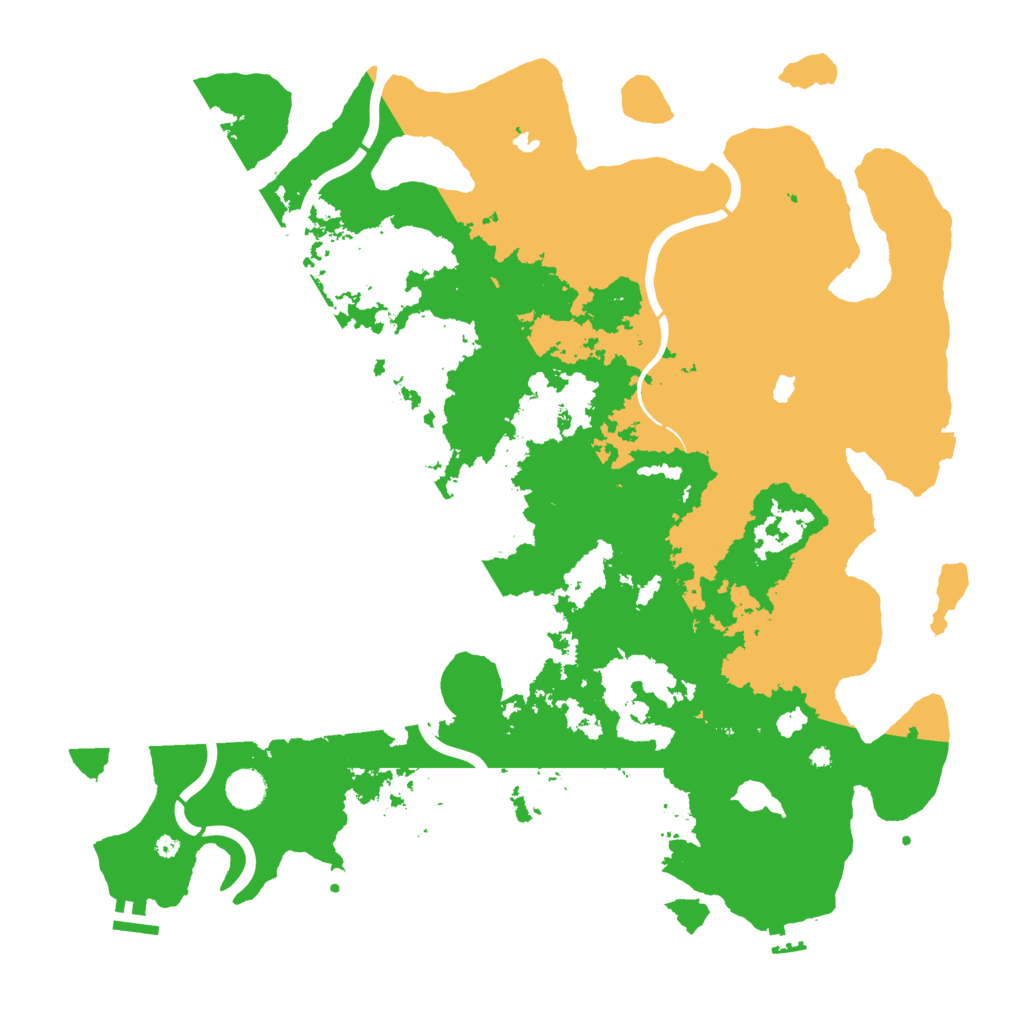 Biome Rust Map: Procedural Map, Size: 4500, Seed: 174164096