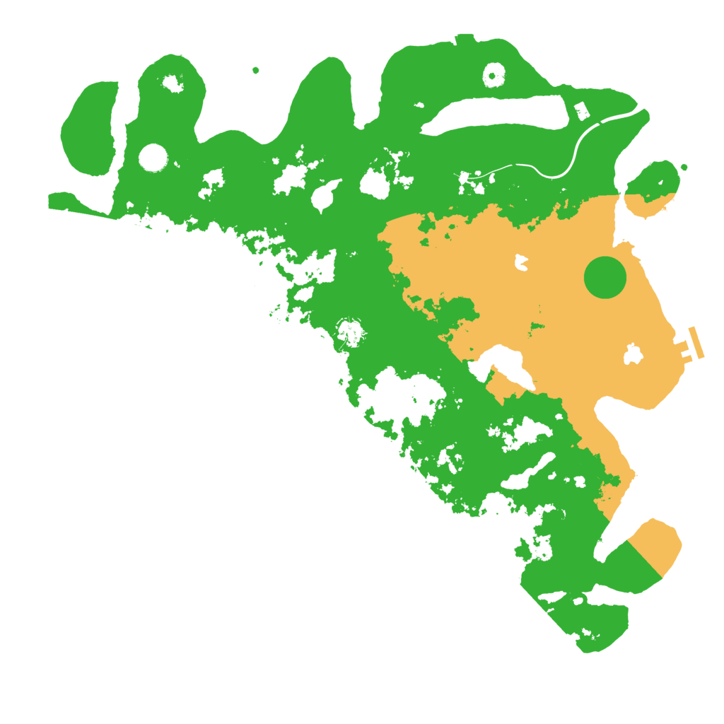 Biome Rust Map: Procedural Map, Size: 4500, Seed: 1874412844