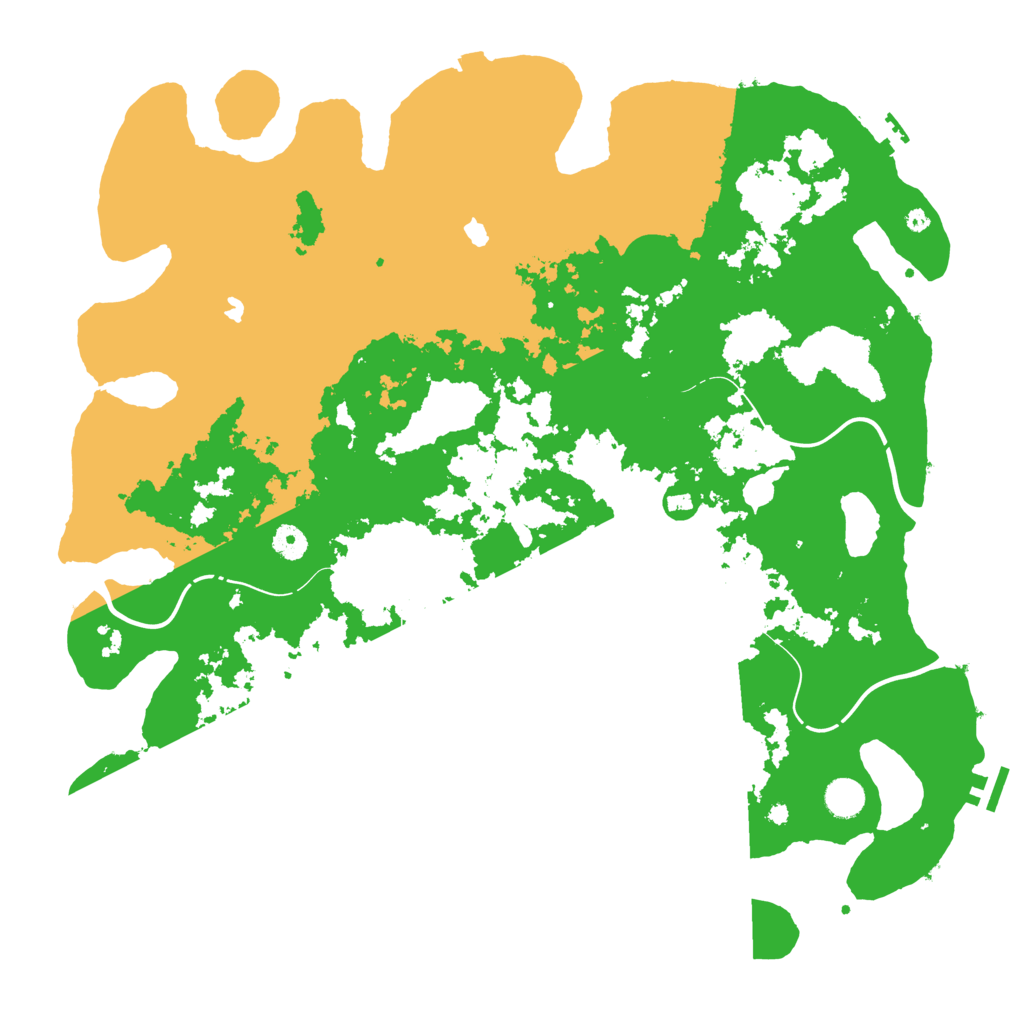 Biome Rust Map: Procedural Map, Size: 4500, Seed: 1791269313