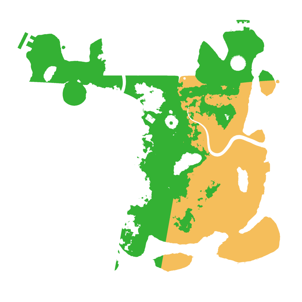 Biome Rust Map: Procedural Map, Size: 3500, Seed: 1650729894