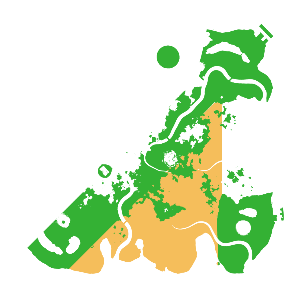 Biome Rust Map: Procedural Map, Size: 3500, Seed: 22905767