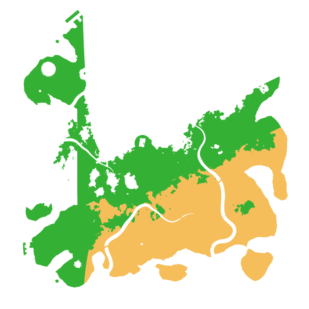 Biome Rust Map: Procedural Map, Size: 3750, Seed: 277552