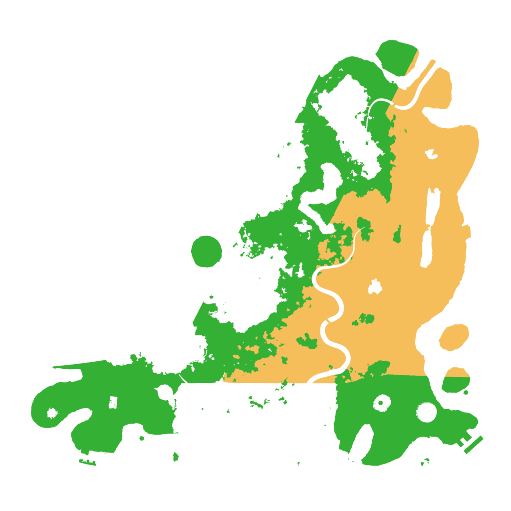 Biome Rust Map: Procedural Map, Size: 4500, Seed: 1231918662