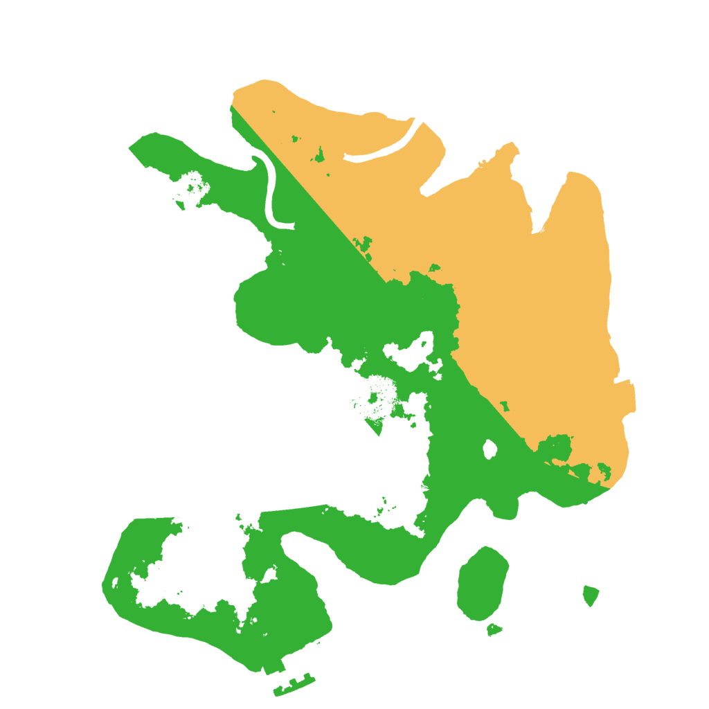 Biome Rust Map: Procedural Map, Size: 2500, Seed: 765103813