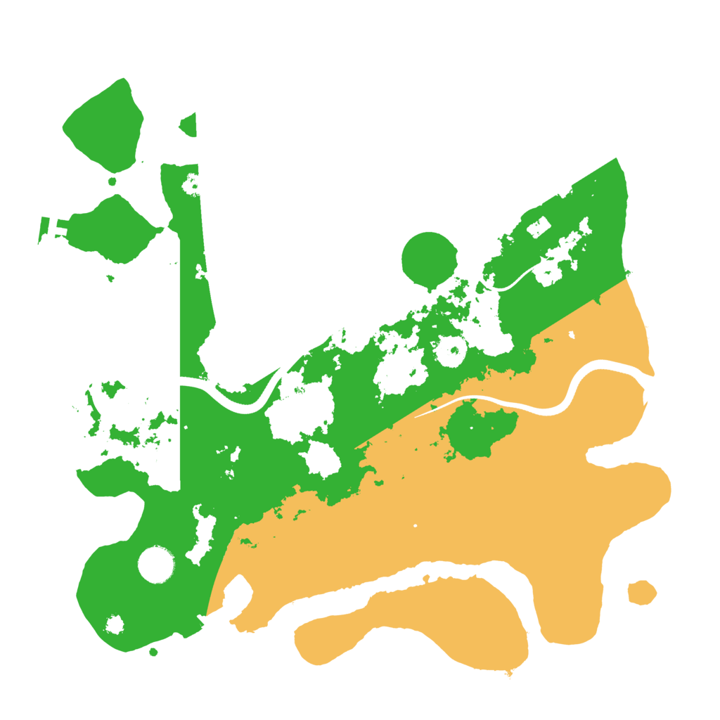 Biome Rust Map: Procedural Map, Size: 3500, Seed: 2072528299