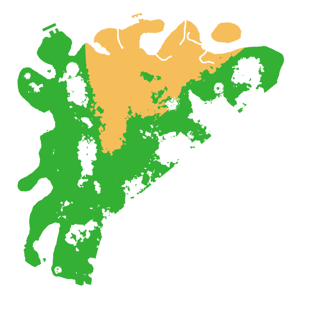 Biome Rust Map: Procedural Map, Size: 4500, Seed: 80801993