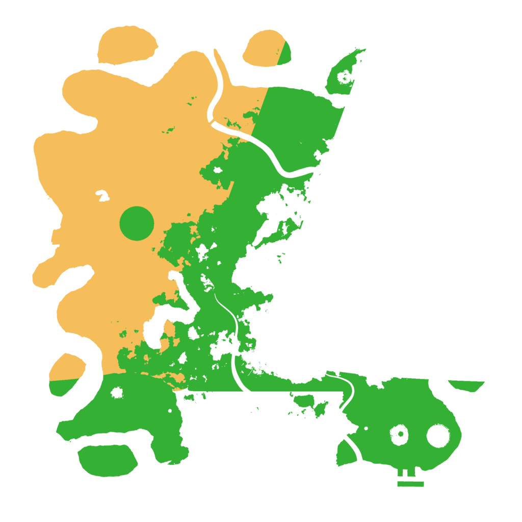 Biome Rust Map: Procedural Map, Size: 4000, Seed: 3485