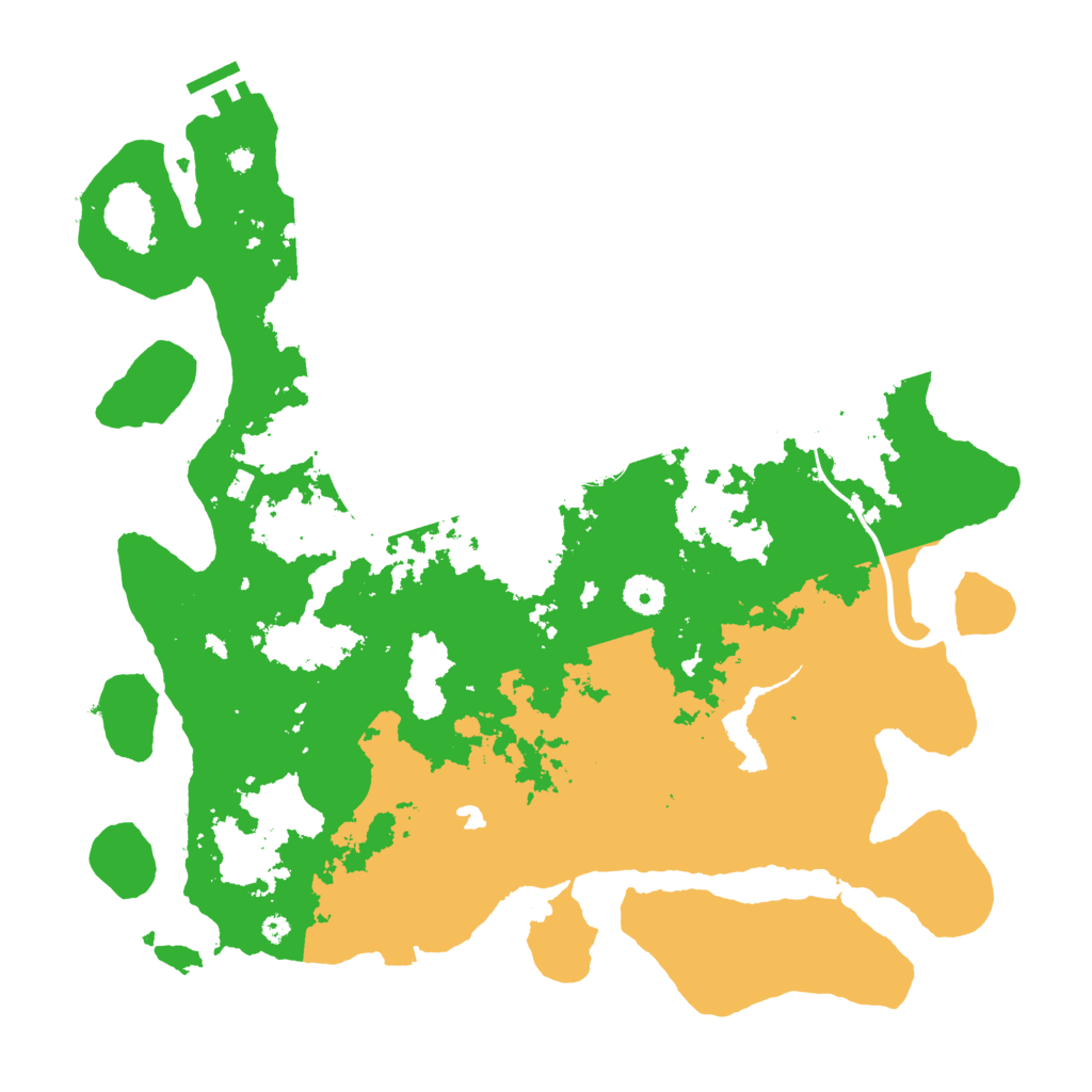 Biome Rust Map: Procedural Map, Size: 4000, Seed: 18847362