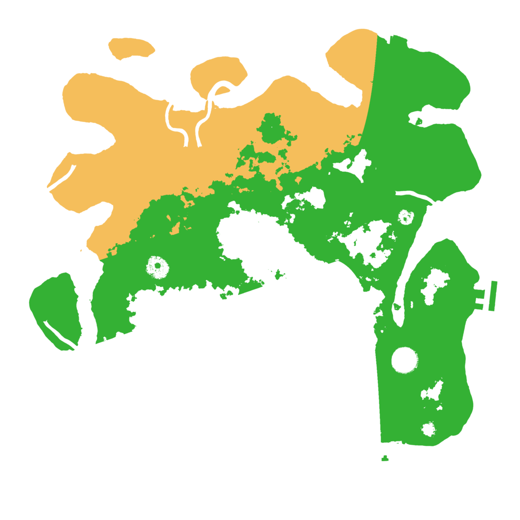 Biome Rust Map: Procedural Map, Size: 3500, Seed: 567797589