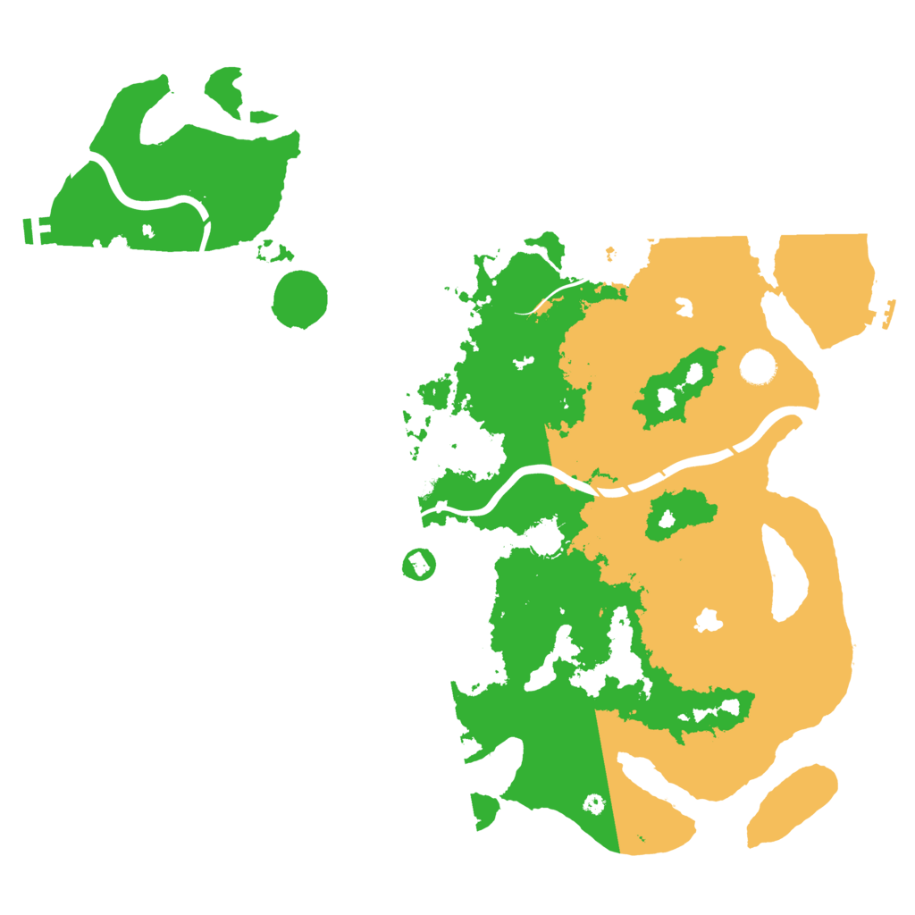 Biome Rust Map: Procedural Map, Size: 4500, Seed: 1380402392