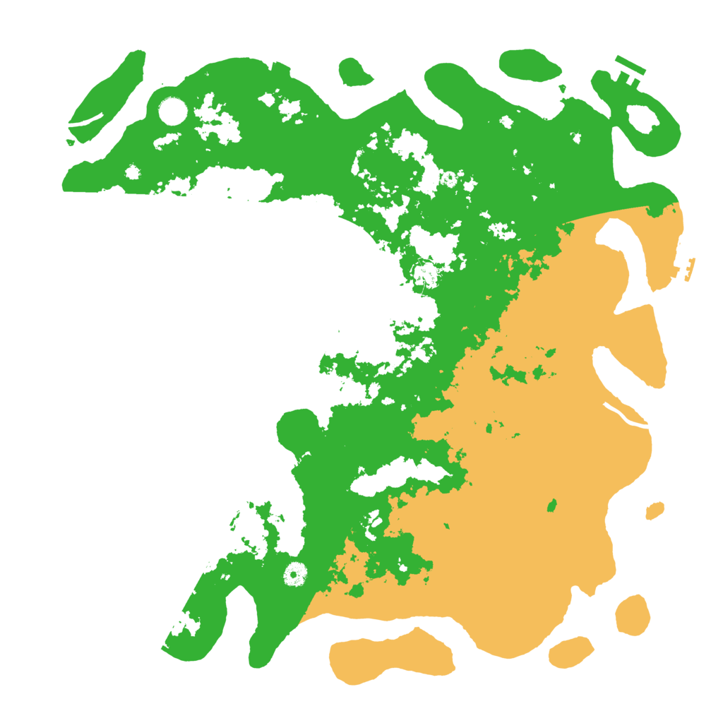 Biome Rust Map: Procedural Map, Size: 4500, Seed: 1657709961