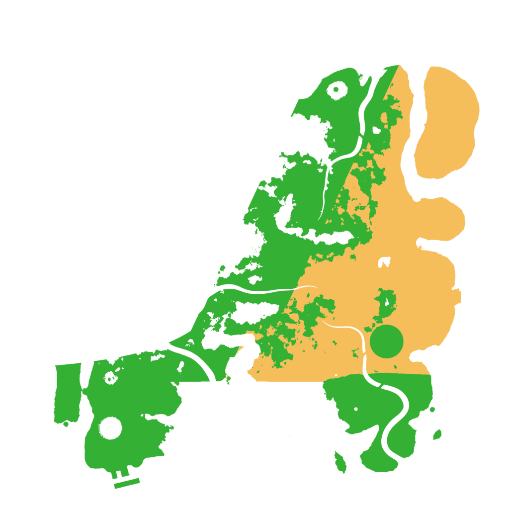 Biome Rust Map: Procedural Map, Size: 4000, Seed: 2089816597