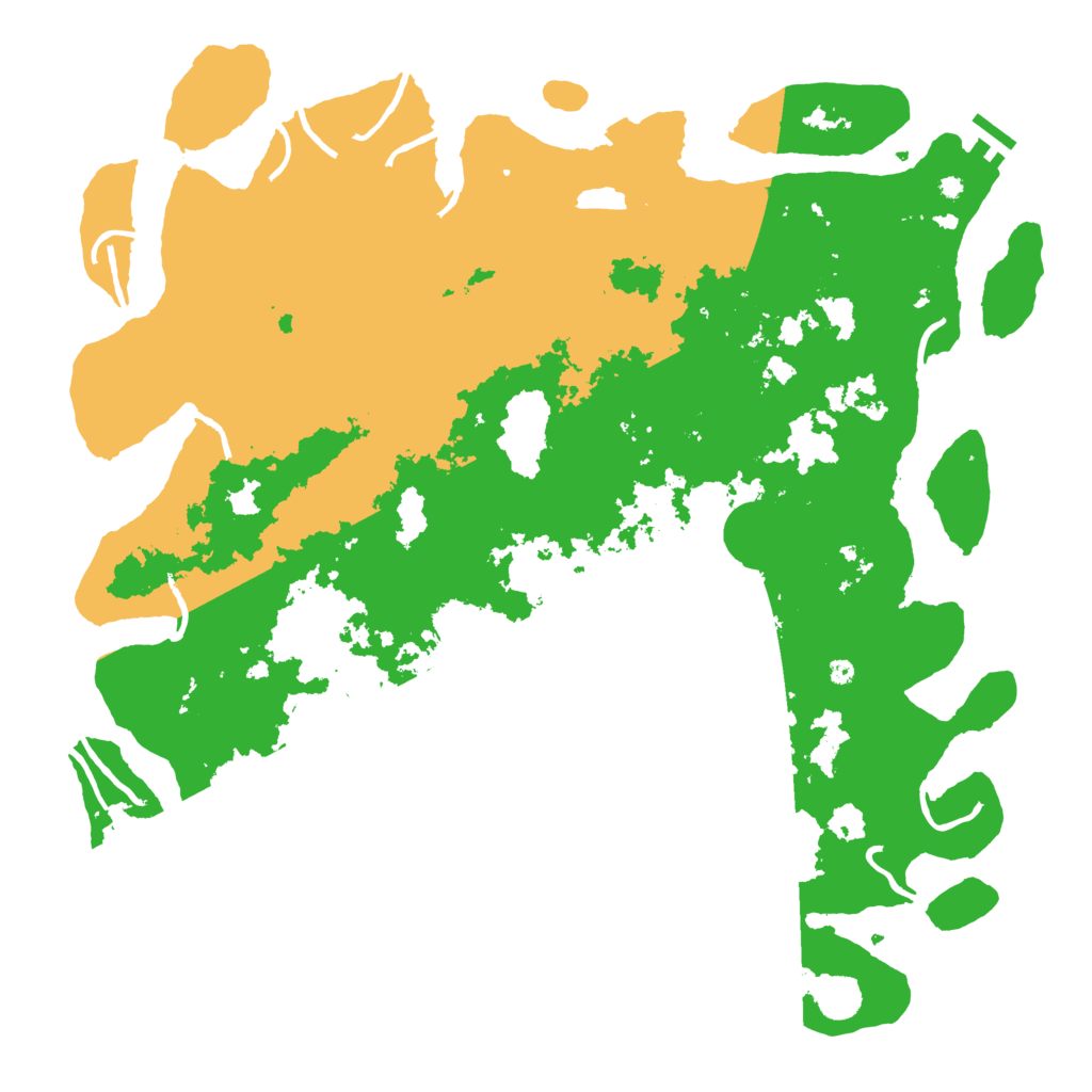 Biome Rust Map: Procedural Map, Size: 4500, Seed: 1229367022