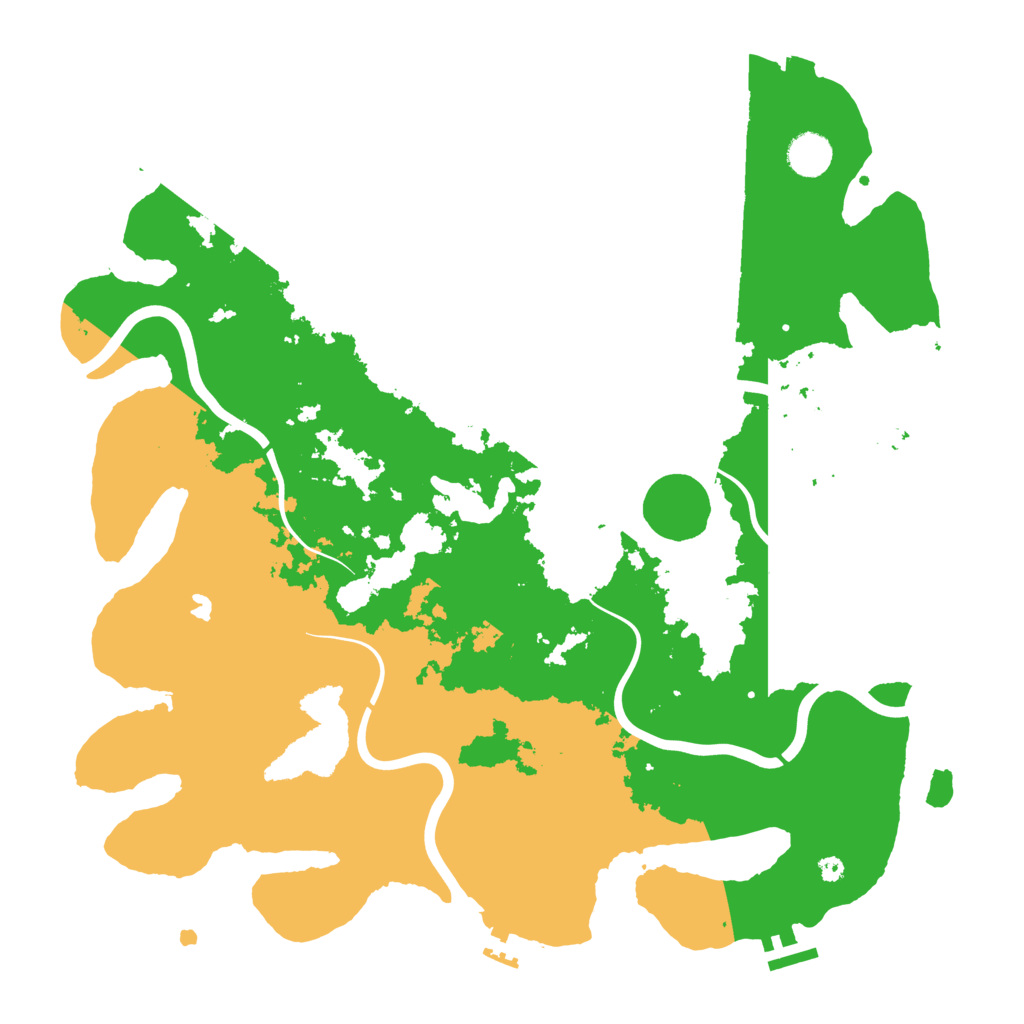 Biome Rust Map: Procedural Map, Size: 4100, Seed: 40365960