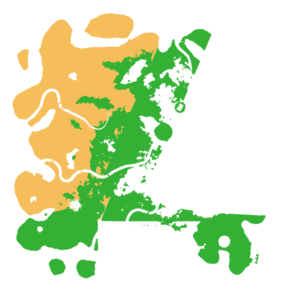 Biome Rust Map: Procedural Map, Size: 4500, Seed: 868080808