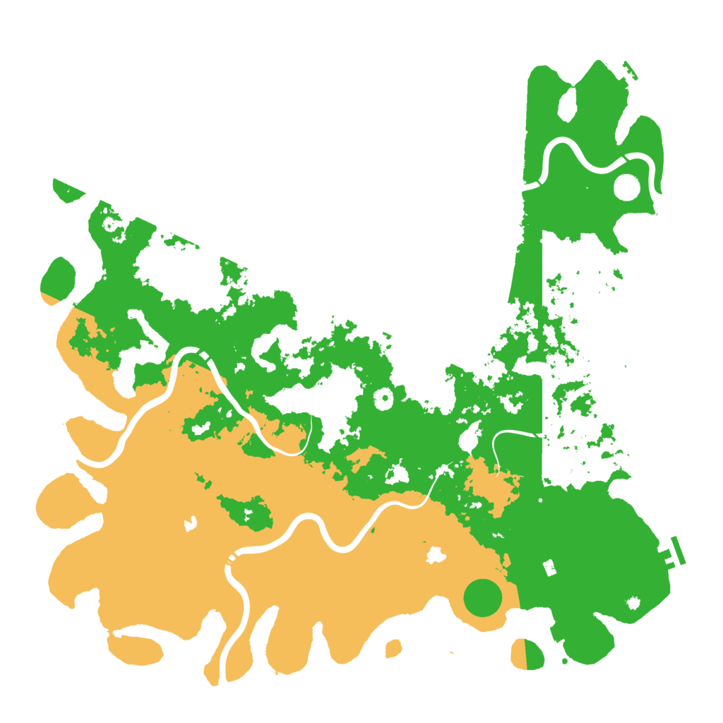 Biome Rust Map: Procedural Map, Size: 5000, Seed: 2076884955