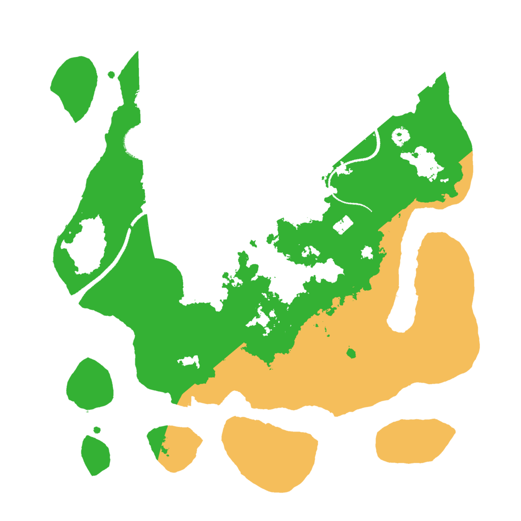 Biome Rust Map: Procedural Map, Size: 3000, Seed: 16133