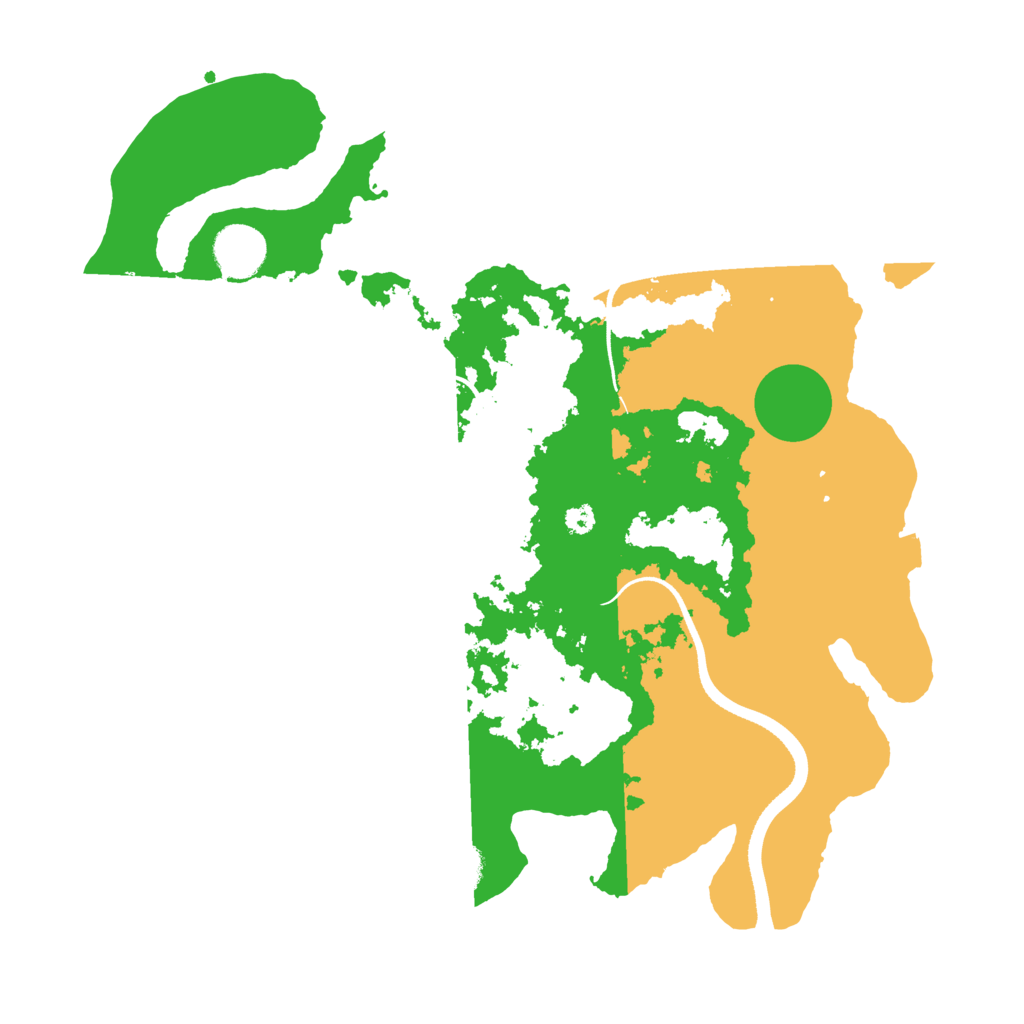 Biome Rust Map: Procedural Map, Size: 3500, Seed: 850798
