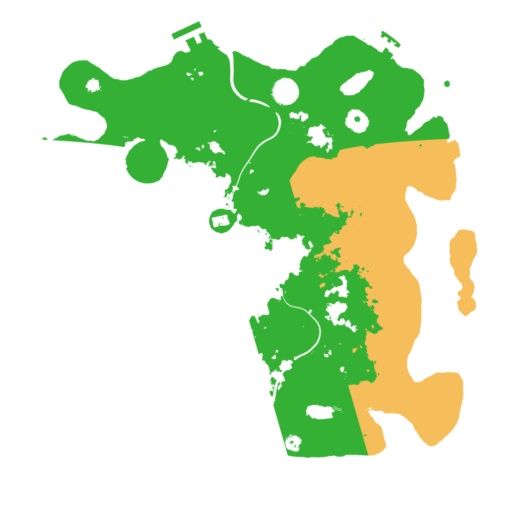 Biome Rust Map: Procedural Map, Size: 3400, Seed: 646753395