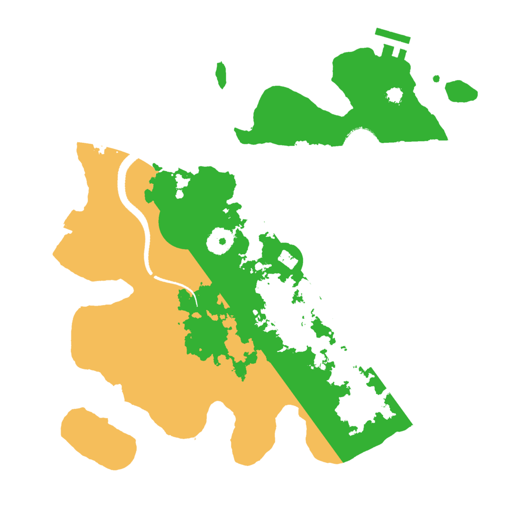 Biome Rust Map: Procedural Map, Size: 3000, Seed: 97853