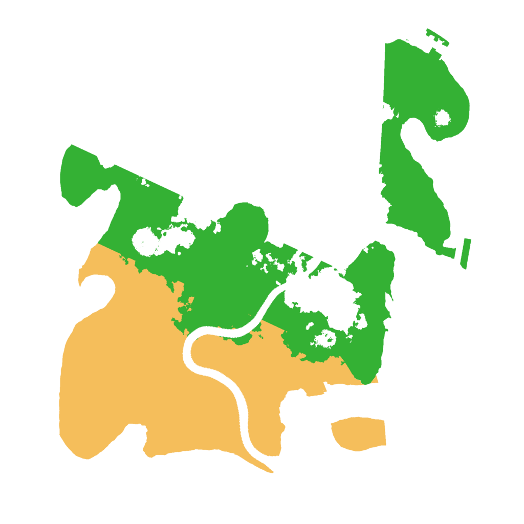 Biome Rust Map: Procedural Map, Size: 3000, Seed: 86102712