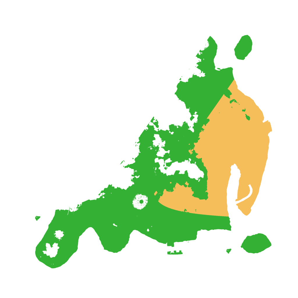 Biome Rust Map: Procedural Map, Size: 3000, Seed: 399069806