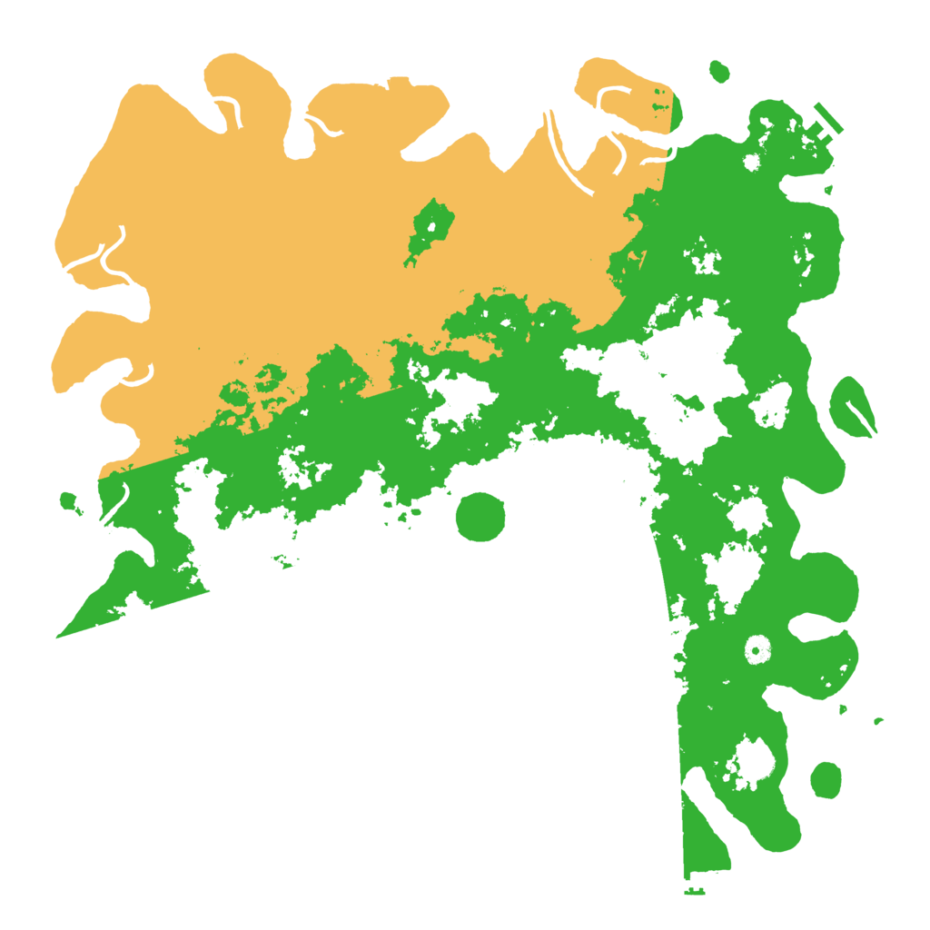 Biome Rust Map: Procedural Map, Size: 5000, Seed: 1356351631