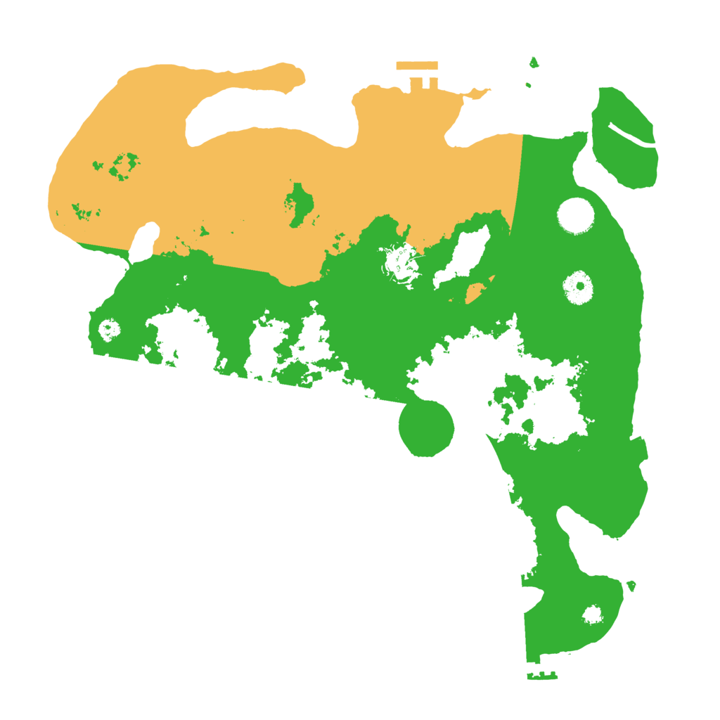 Biome Rust Map: Procedural Map, Size: 3500, Seed: 709106034