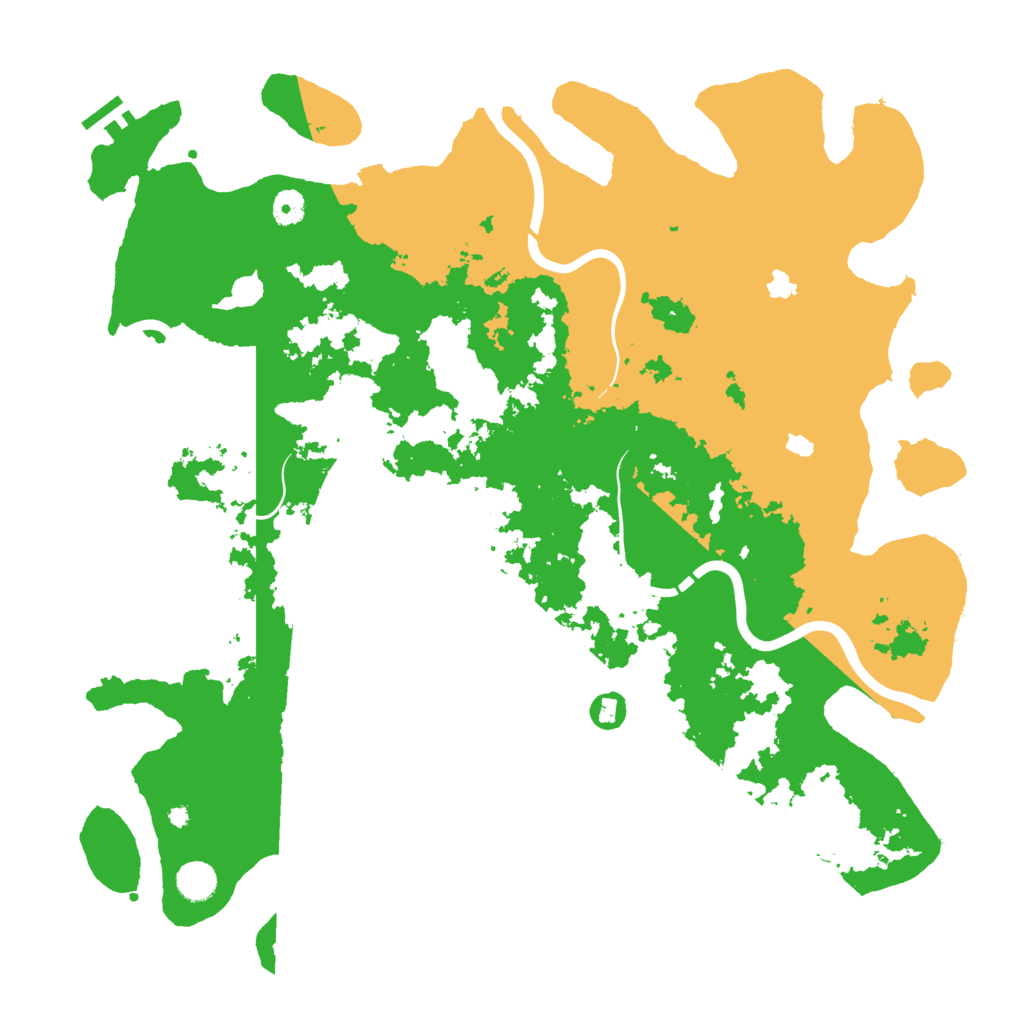 Biome Rust Map: Procedural Map, Size: 4500, Seed: 1405620432
