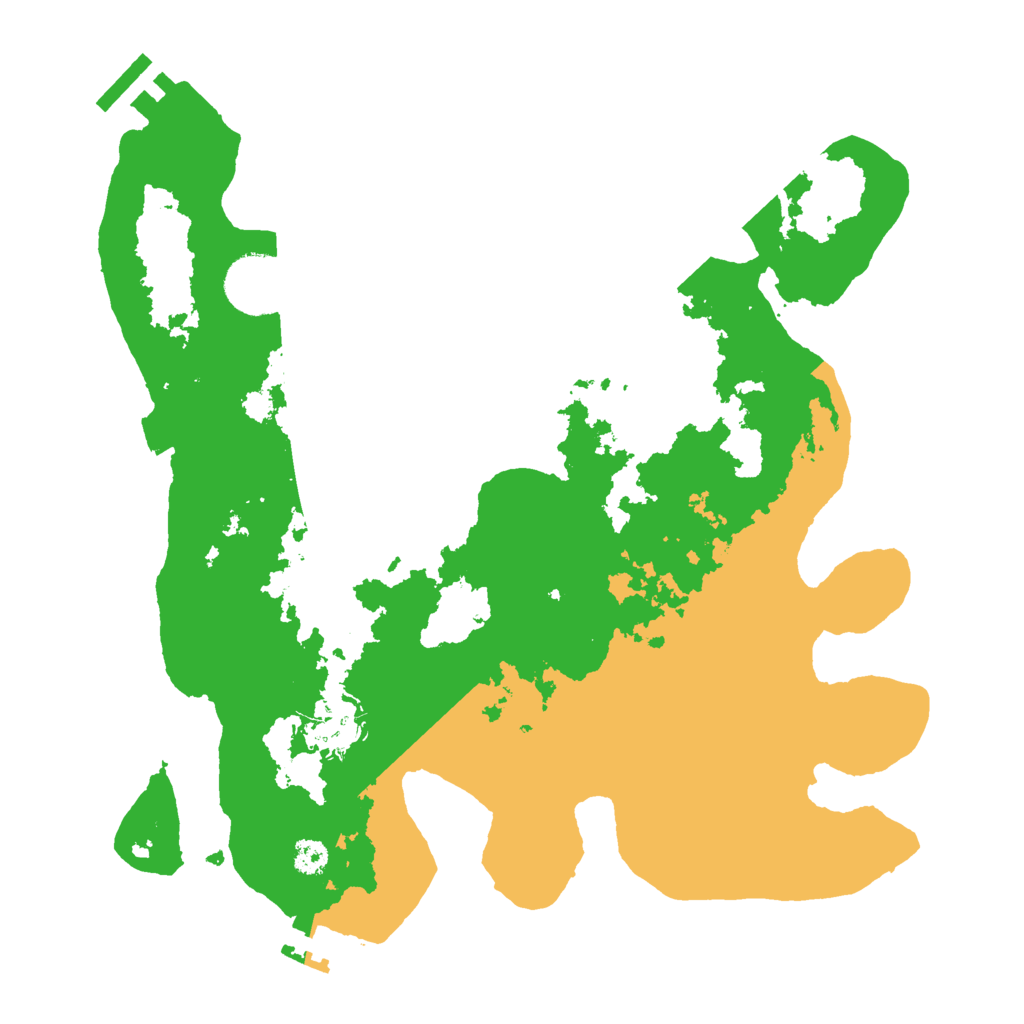 Biome Rust Map: Procedural Map, Size: 3000, Seed: 109937005