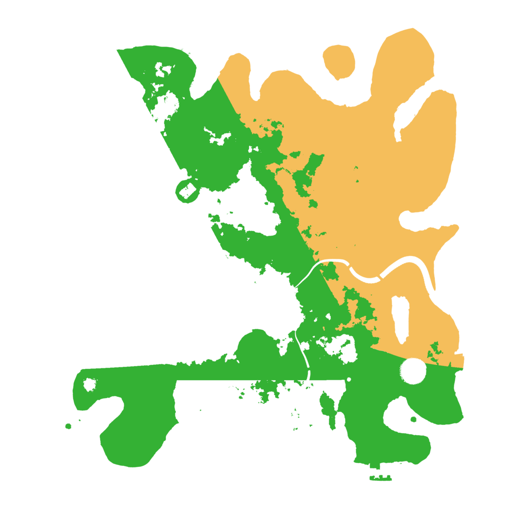 Biome Rust Map: Procedural Map, Size: 3500, Seed: 467478453