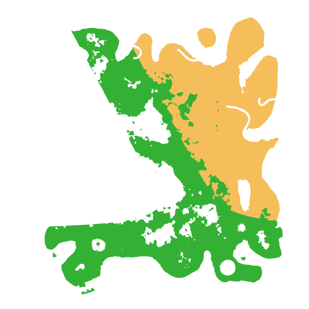 Biome Rust Map: Procedural Map, Size: 3500, Seed: 467478453