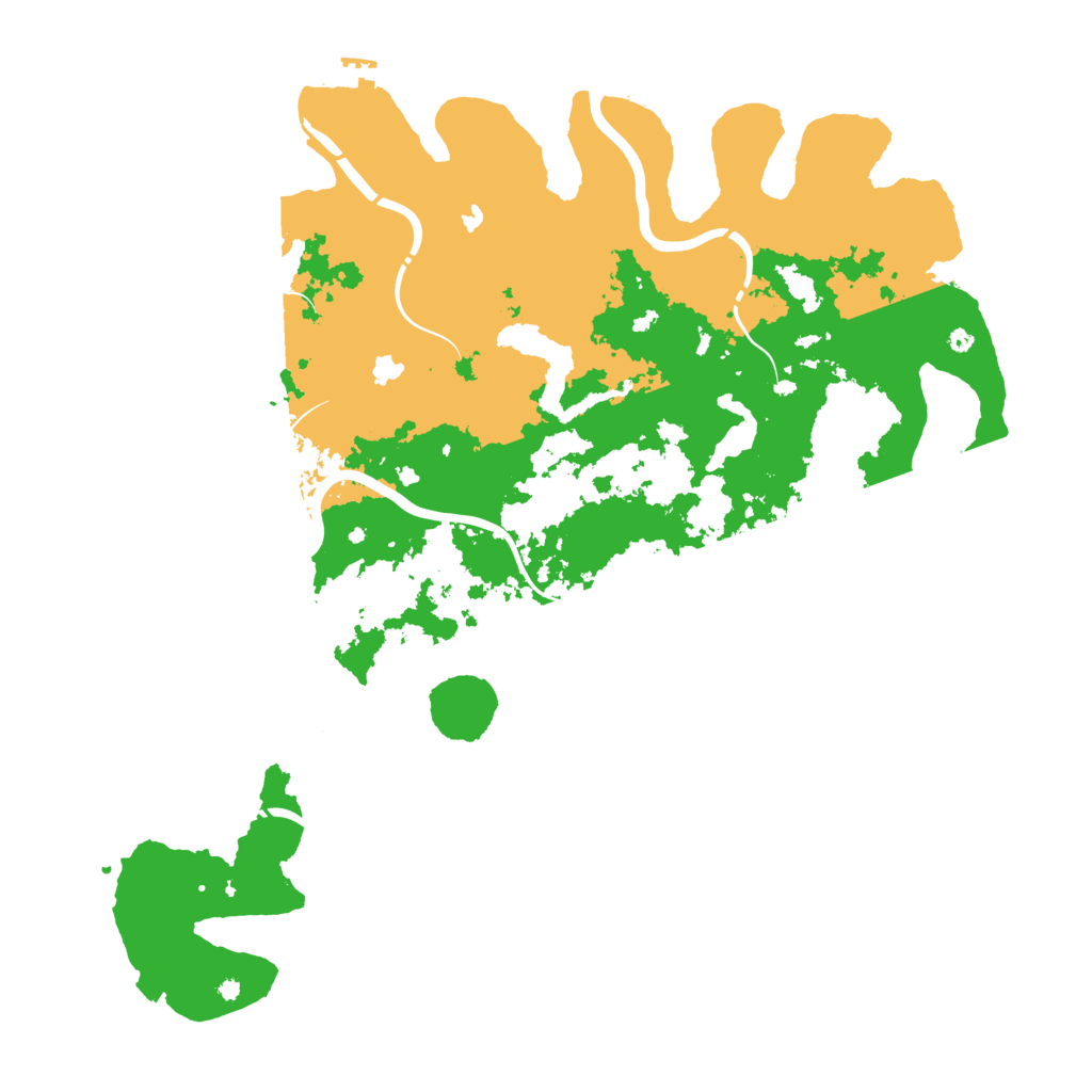 Biome Rust Map: Procedural Map, Size: 4600, Seed: 12458754
