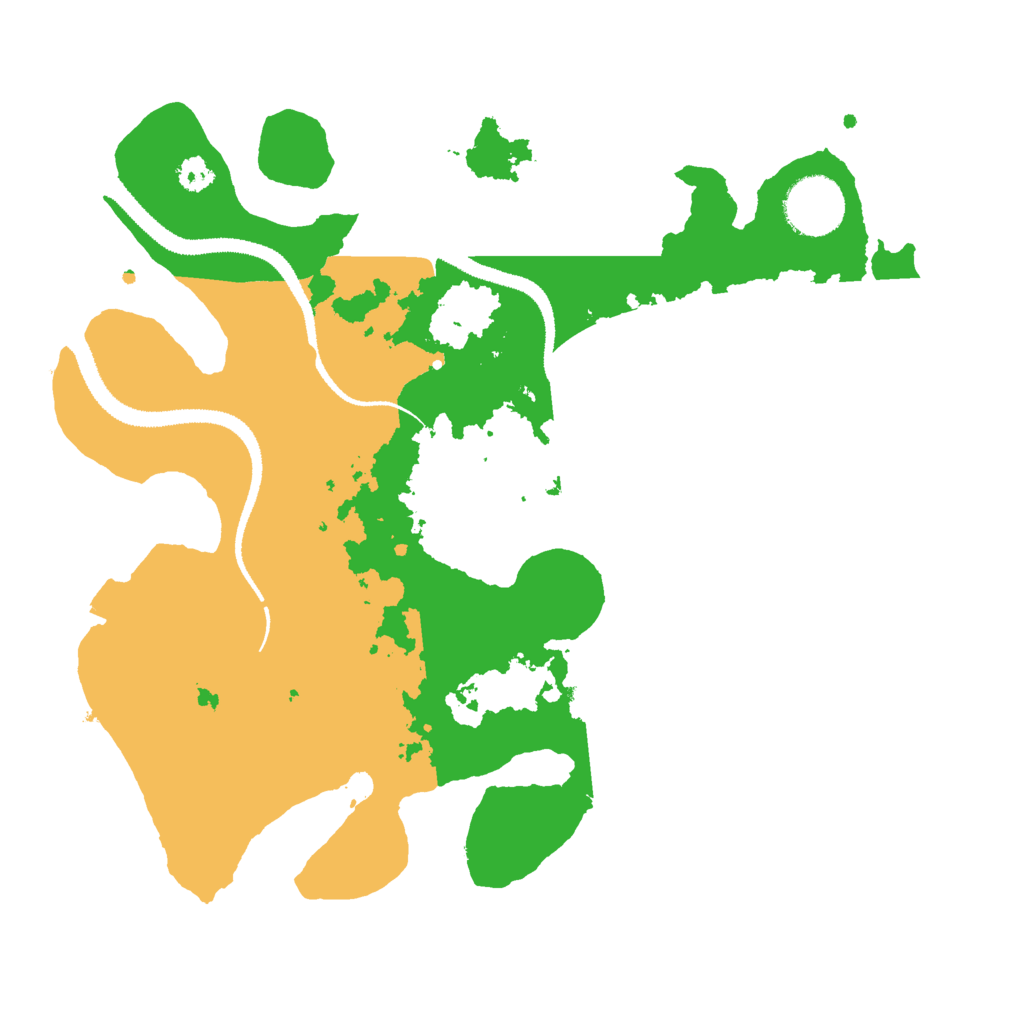 Biome Rust Map: Procedural Map, Size: 3000, Seed: 714341255