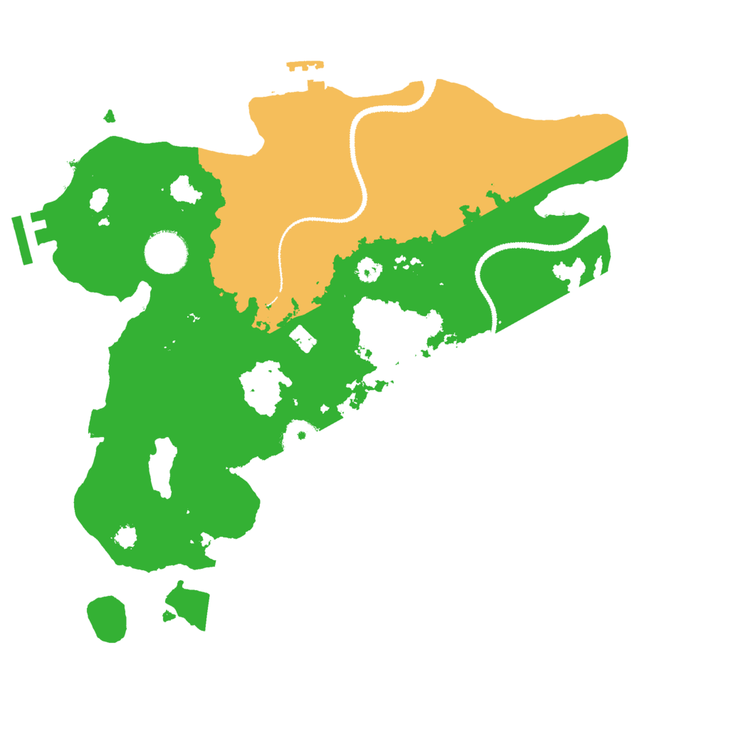 Biome Rust Map: Procedural Map, Size: 3000, Seed: 234598