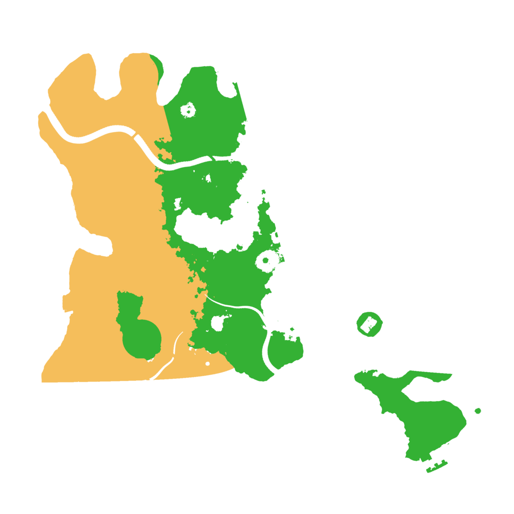 Biome Rust Map: Procedural Map, Size: 3500, Seed: 1143560021