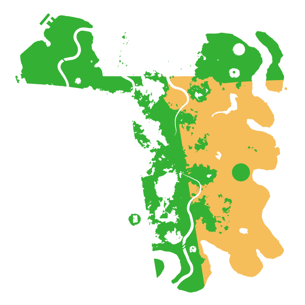 Biome Rust Map: Procedural Map, Size: 4500, Seed: 3447231