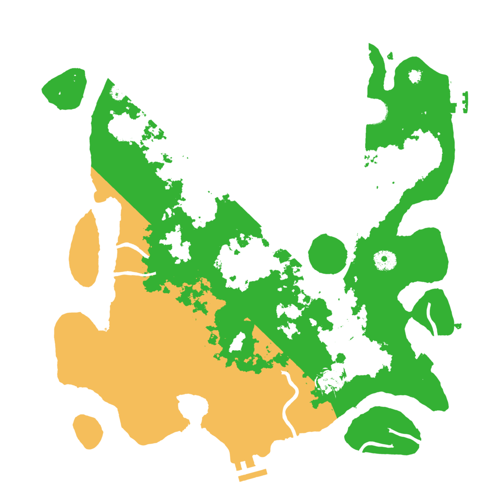 Biome Rust Map: Procedural Map, Size: 3500, Seed: 1374301958